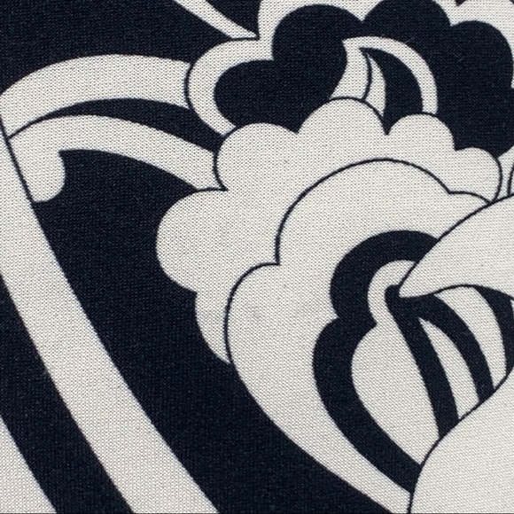 Jessica Petite Black and White Paisley Empire Waist A-Line Dress, 12P - Picture 15 of 16